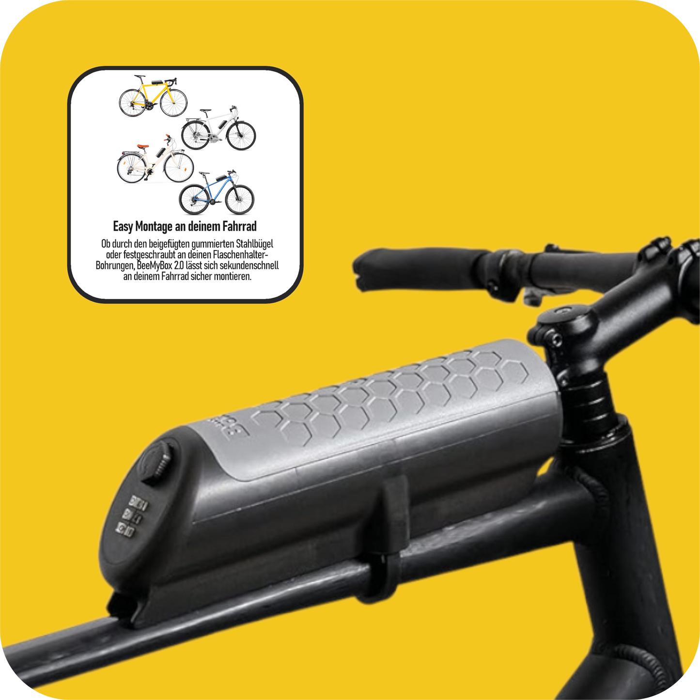 Fahrradbox Version 2.0 | Wasserdicht | Perfekte Montage