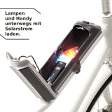 Fahrradbox Basic mit Zahlenschloss + Powerbank-Solardeckel 10.000mAh