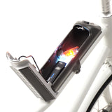 Fahrradbox Basic mit Schlüssel + Powerbank-Solardeckel 10.000mAh